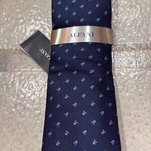 Alfani Blue Polka Dot Tie